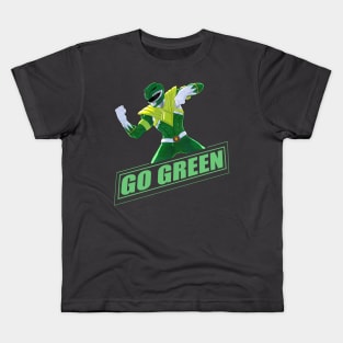 Green Power Ranger Kids T-Shirt